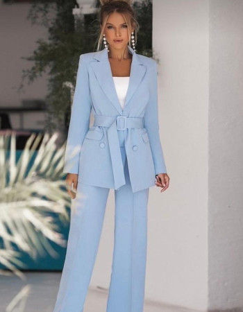 Light Blue Belted Set Light Blue Belted Set