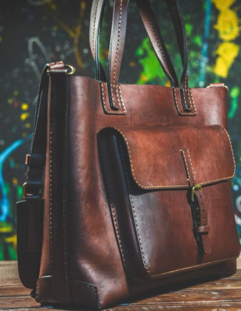 WOMEN’S DARK BROWN SHOULDER BAG GENUINE LEATHER WOMEN’S DARK BROWN SHOULDER BAG GENUINE LEATHER