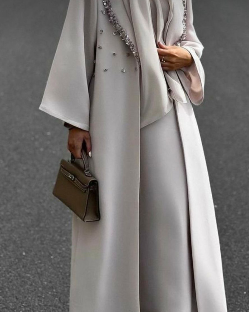 Light Gray Abaya Light Gray Abaya