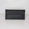 محفظة آدمي للرجال من الجلد الطبيعي باللون الأسود