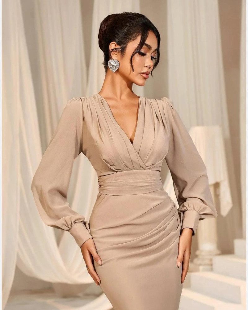 Champagne Evening Gown Champagne Evening Gown