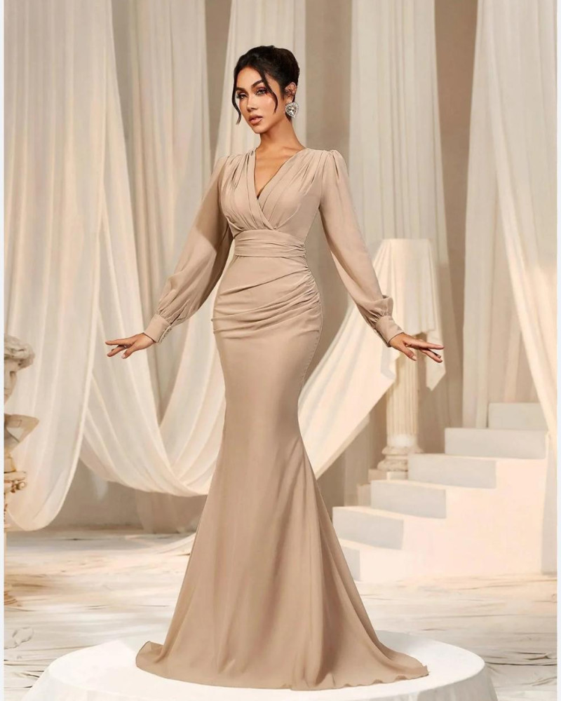 Champagne Evening Gown Champagne Evening Gown
