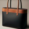 WOMEN’S BLACK  BROWN SHOULDER BAG GENUINE LEATHER